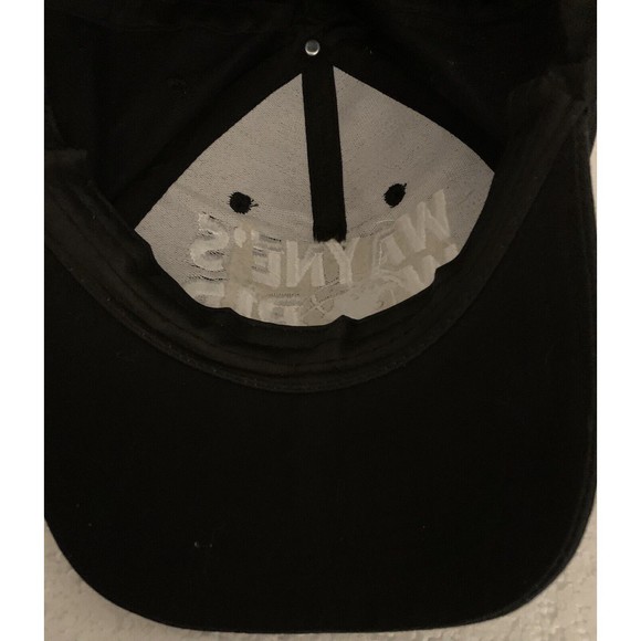 Waynes World Hat Cap Adjustable Black TV Show Movie Garth Mens 90s - Picture 10 of 14